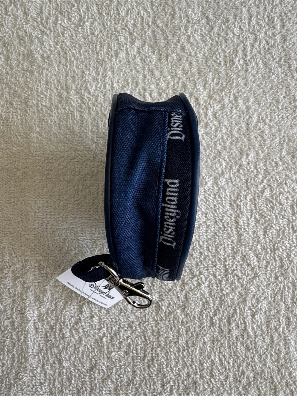 Disney Disneyland Resort Navy Round Mickey & Friends Character Coin Pouch Wallet